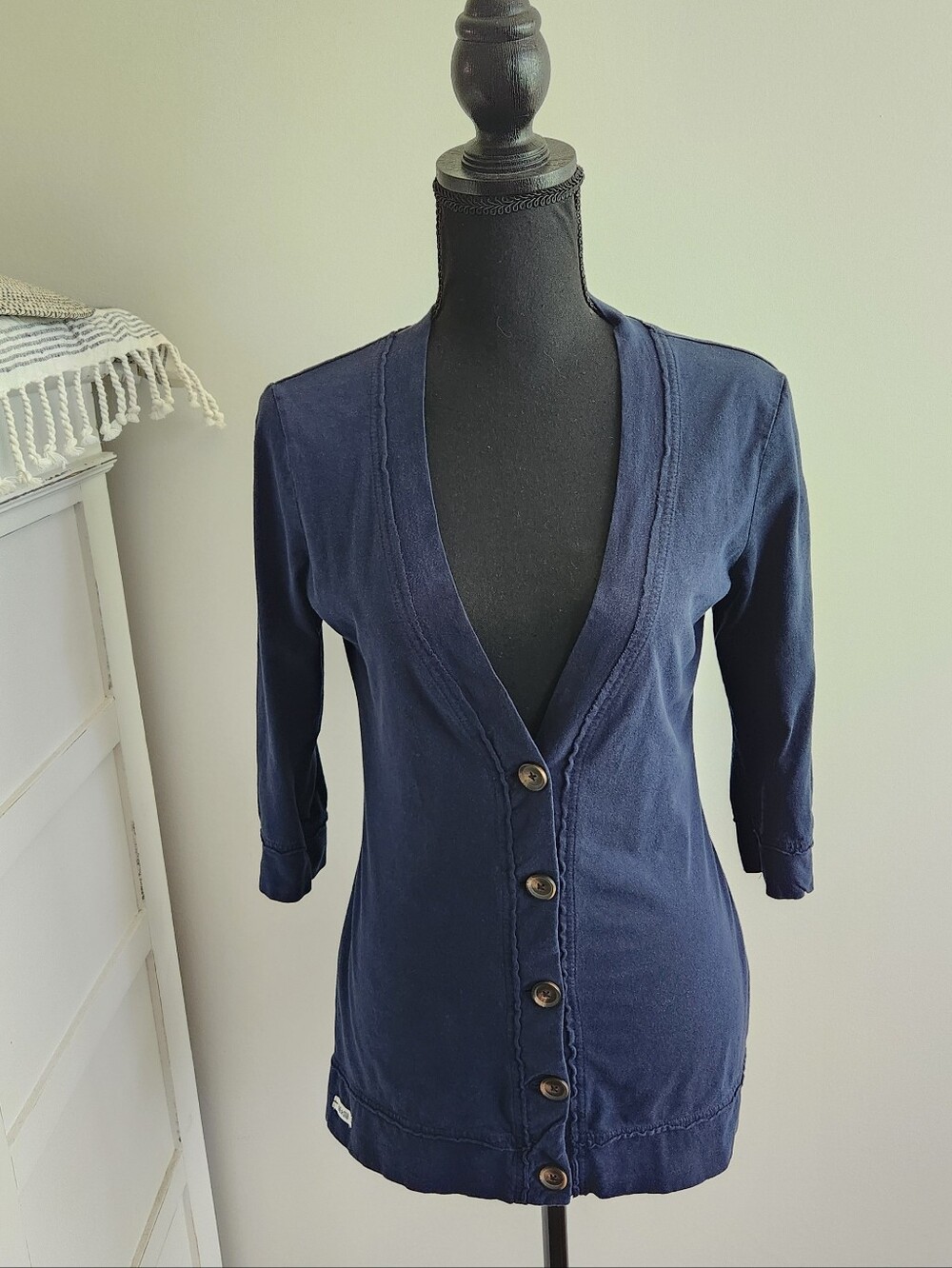 CONVERSE 3/4 SLEEVE CARDIGAN